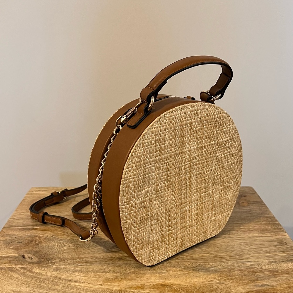 Woven Round Handbag